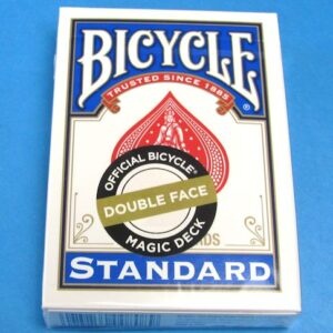 double face cards (bicycle blue back)