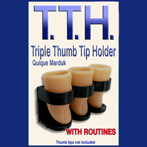 triple thumb tip holder by quique marduk