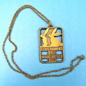 1983 tannen's magic jubilee medallion