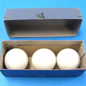 3 german white billiard balls 1 3/8" without shell