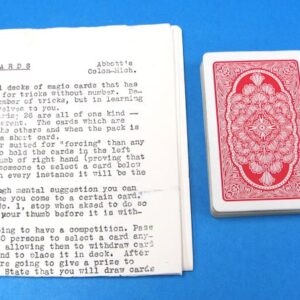 vintage abbott's svengali deck