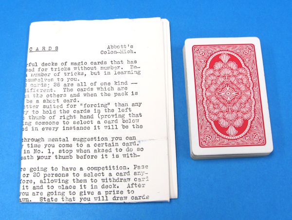 vintage abbott's svengali deck