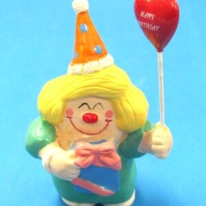 papel freelance happy birthday ceramic clown figurine