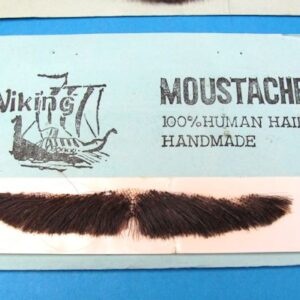 vintage human facial hair moustache & beard costume theater accessory made in korea