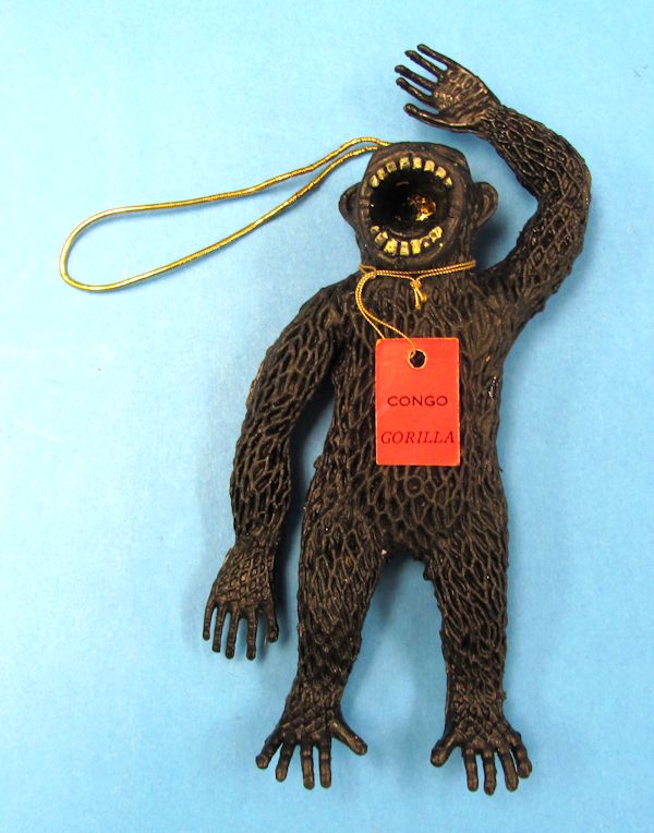 imperial wonder zoo congo gorilla rubber figure (vintage)