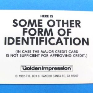 major credit card gag card