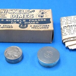 vintage nickels to dimes with box and buffaloe nickel