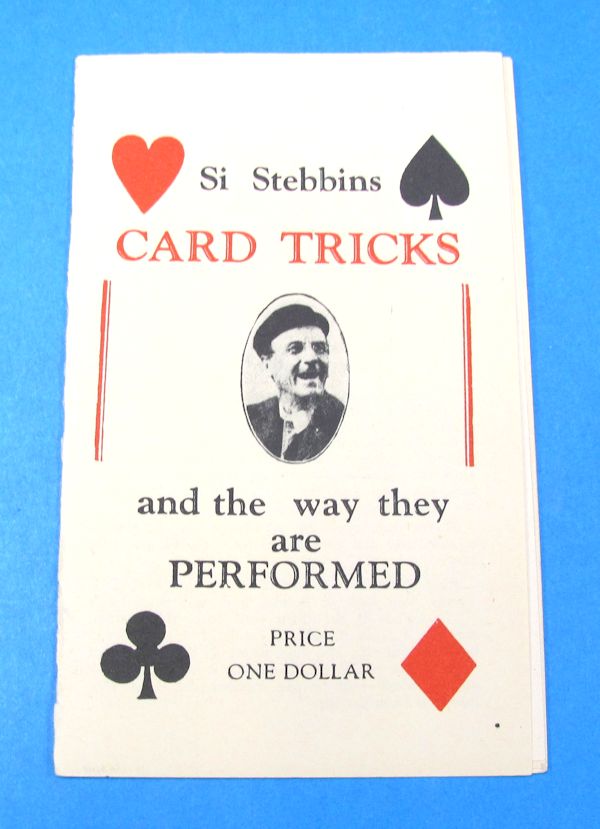 vintage si stebbins card tricks and the way they are performed