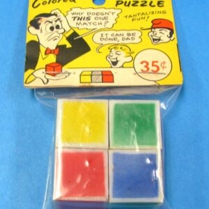 vintage colored cube puzzle (fun inc.)