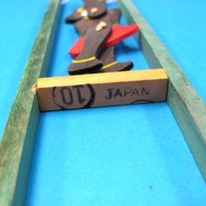 vintage wooden acrobat flip toy