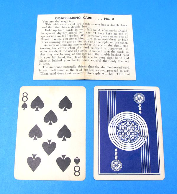vintage adams' two card monte