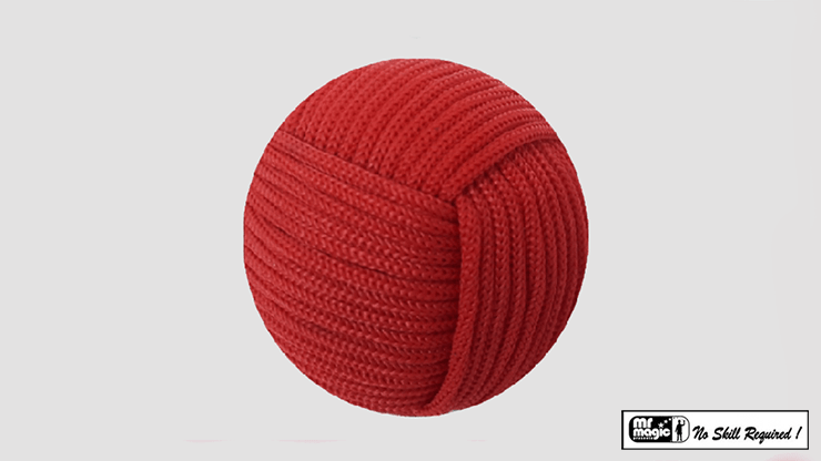 rope ball 2.25 inch (red) by mr. magic