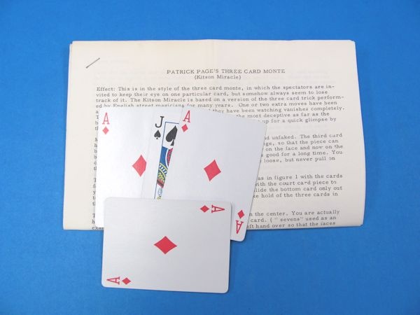 patrick page's three card monte (kitson miracle)