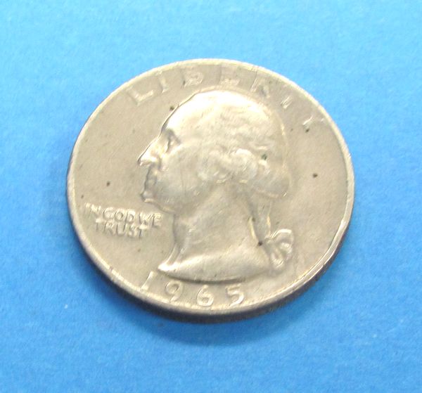 1965 magnetic quarter