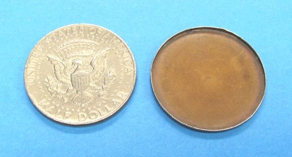 1981 kennedy half expanded shell with matching date real half