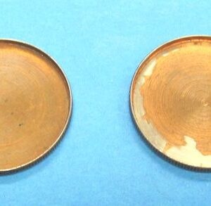 pair of kennedy half dollar non expanded shell coins