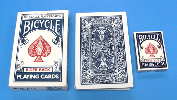 bicycle jumbo blue back playing cards #8082