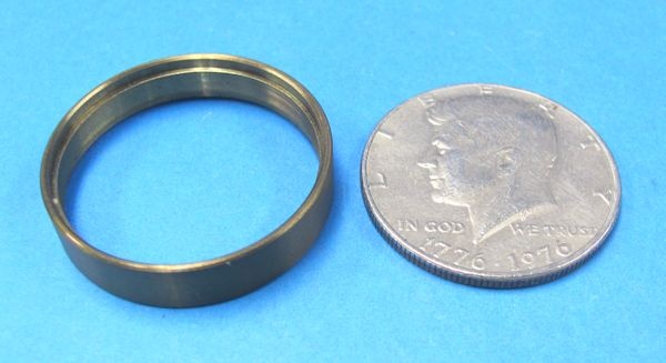 50 cent size brass bang ring (johnson products)