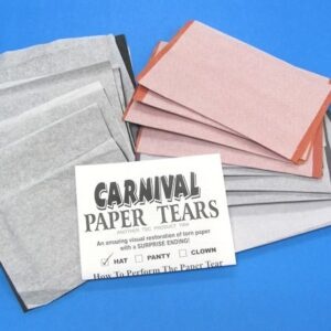 lot of carnival paper tears