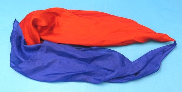 vintage double color changing silks 18 inch (d. robbins & co.)