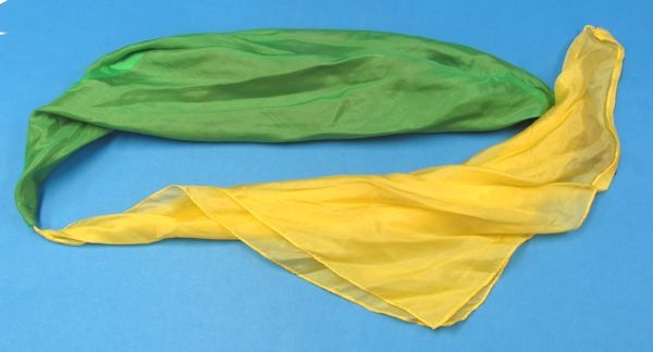 vintage double color changing silks 18 inch (d. robbins & co.)