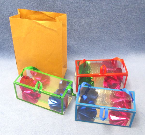 flower boxes from empty bag aka dream bag