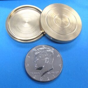 ltd edition 2021 kennedy half brass coin divination casket