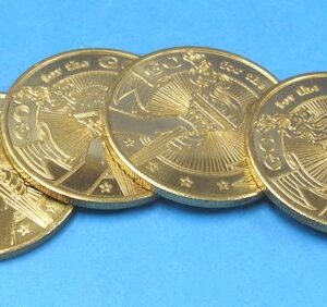 lot of 4 osborne coinage go for the gold tokens