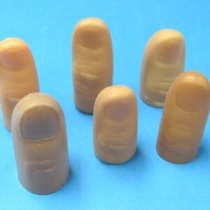 lot of 6 plastic and vinyl thumb tips
