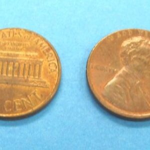 pair of double sided pennies