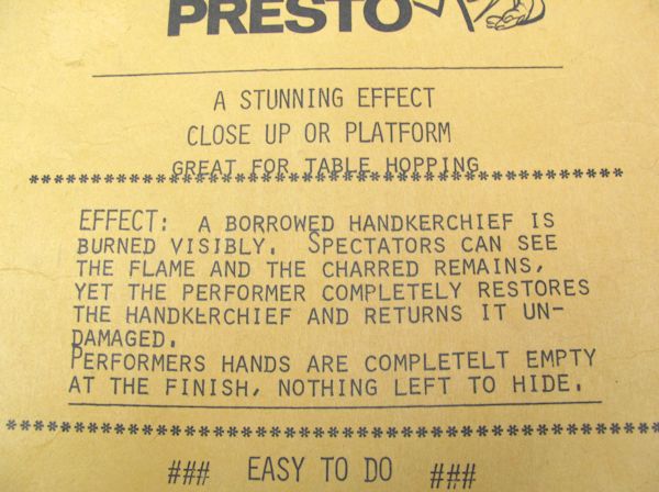 vintage poco presto (o'dowd mfg. company)