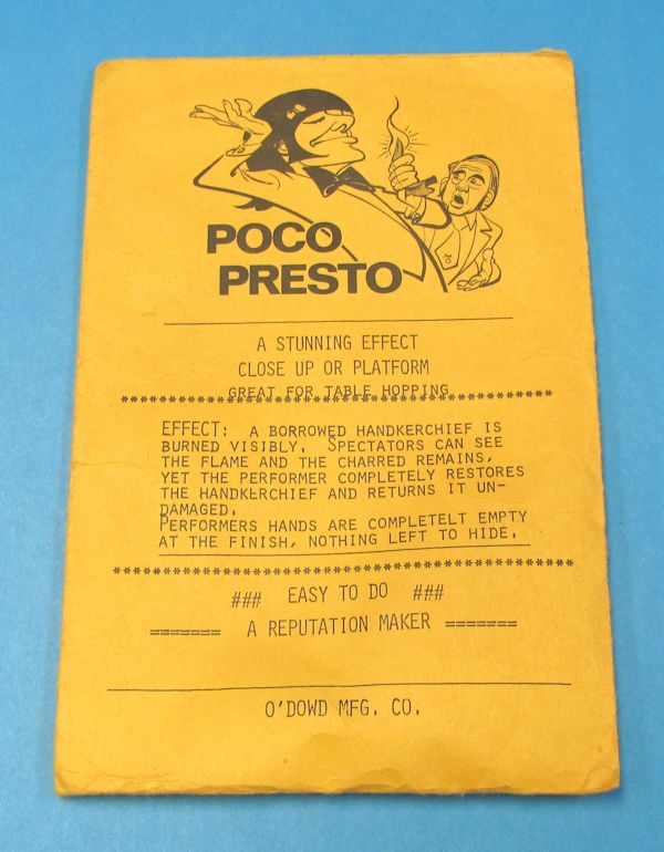 vintage poco presto (o'dowd mfg. company)