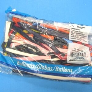balloon pump with partial bag of qualatex balloons