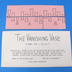 the vanishing vase (bill pryor)