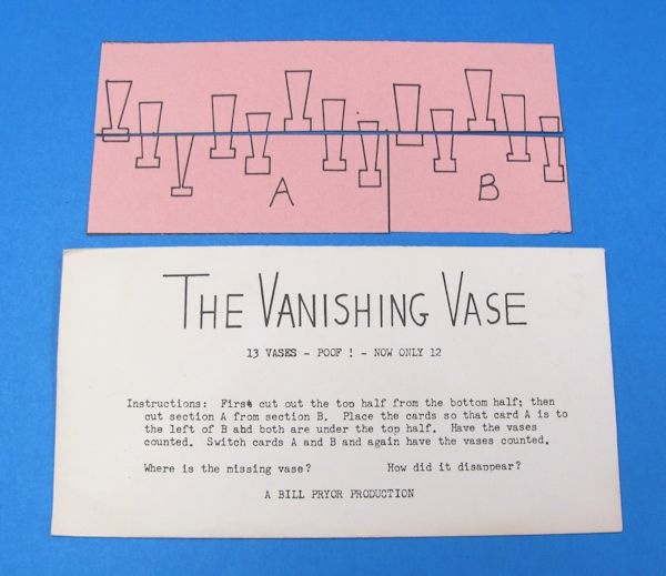the vanishing vase (bill pryor)