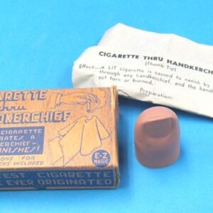 cigarette through handkerchief vintage e z magic