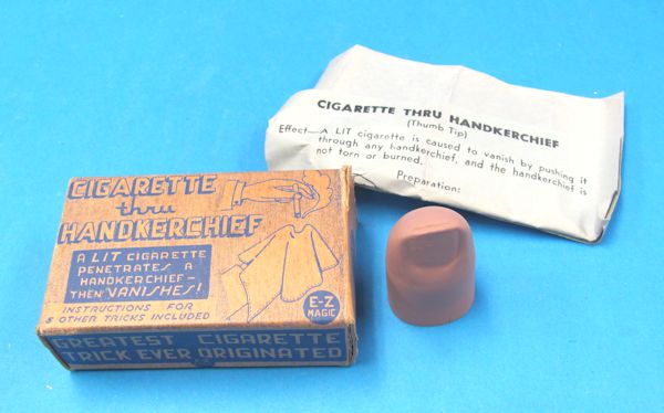 cigarette through handkerchief vintage e z magic