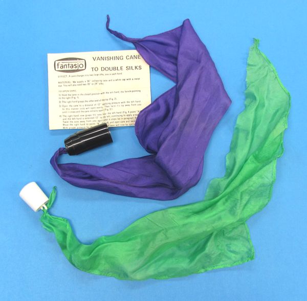 fantasio vanishing cane to double silks