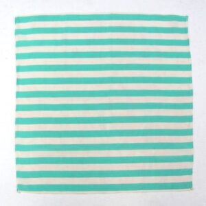 green lined handkerchief for use with a reel