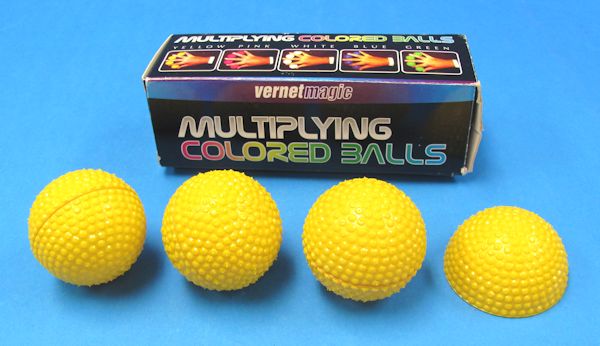 multiplying yellow colored balls (vernet)