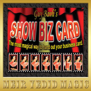 show biz card with refill (guy bavli)