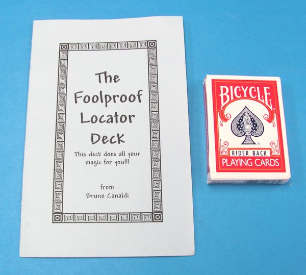 the foolproof locator deck by bruno canaldi