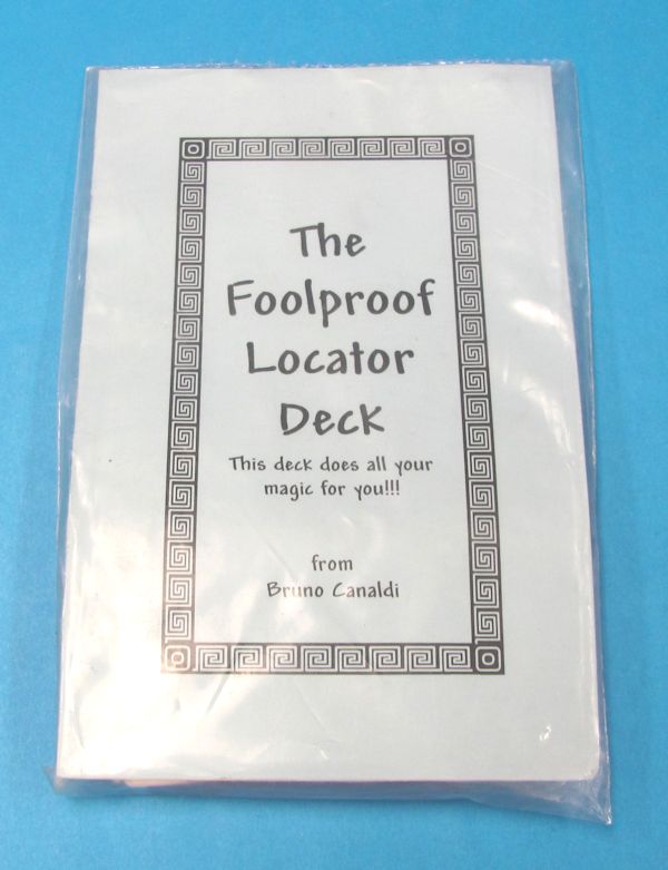 the foolproof locator deck by bruno canaldi