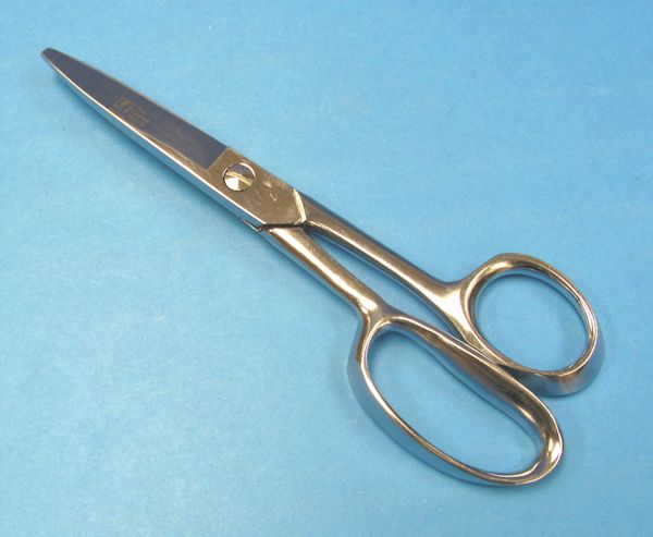 8" leather cutting scissors from "the leather factory" in fort worth, texas