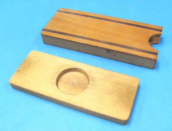 wooden coin slide